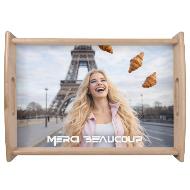 PARIS - MERCI BEAUCOUP SERVING TRAY (Front)