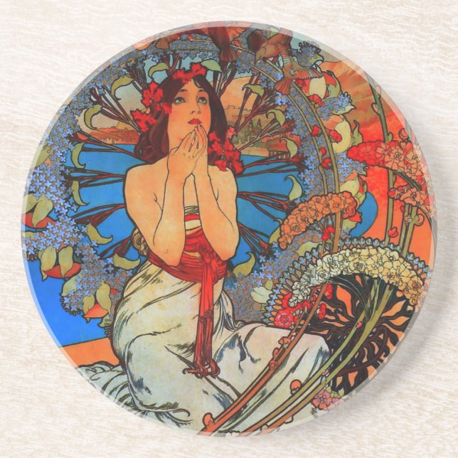 Paris-Monte Carlo Drink Coaster (Front)