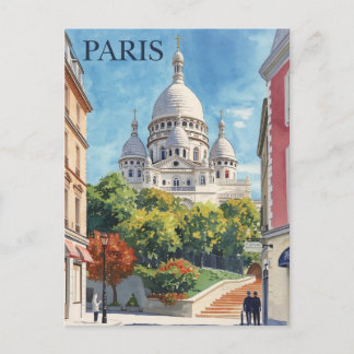 Paris Montmartre Postcard