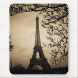 Paris Mouse Pad<br><div class="desc">Antique style picture of the Eiffel Tower in Paris, France</div>