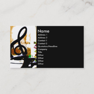 paris - music business card