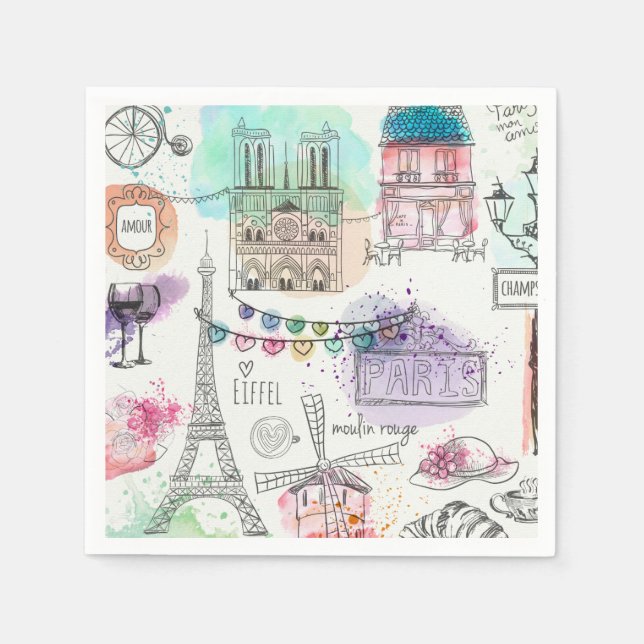 Paris  napkins (Front)