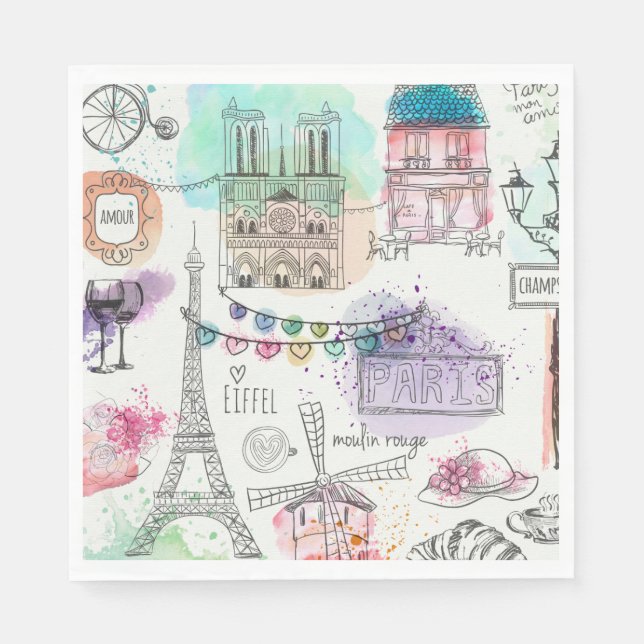 Paris  napkins (Front)