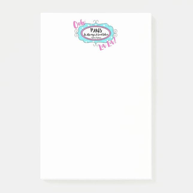 "Paris" Notes (Front)