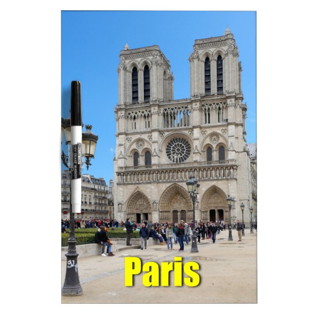 PARIS Notre Dame Dry-Erase Board (Front)