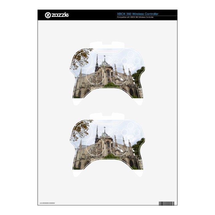 Paris Notre Dame Flying Buttresses Xbox 360 Controller Skins