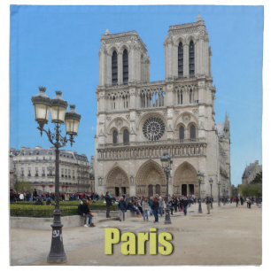 PARIS Notre Dame Napkin