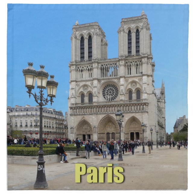 PARIS Notre Dame Napkin (Front)