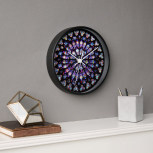 Paris Notre Dame Rosette Clock