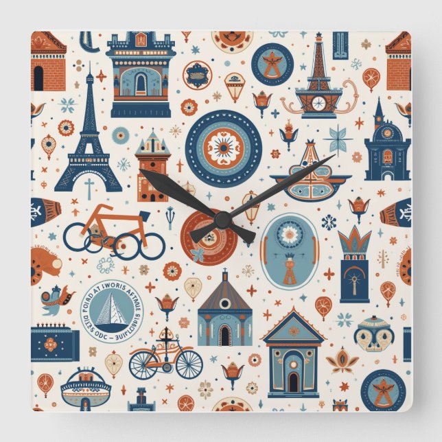 Paris Olympic Clocks (Front)