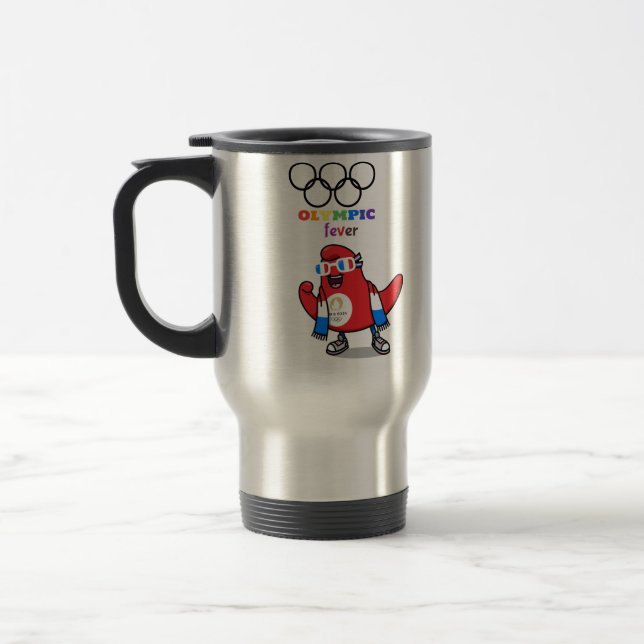 "Paris Olympics 2024 Mug: Sip in Style!" Travel Mug (Left)