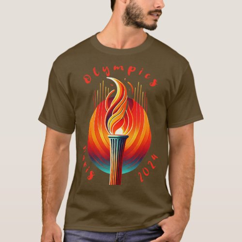 Paris Olympics 2024 Torch T_Shirt