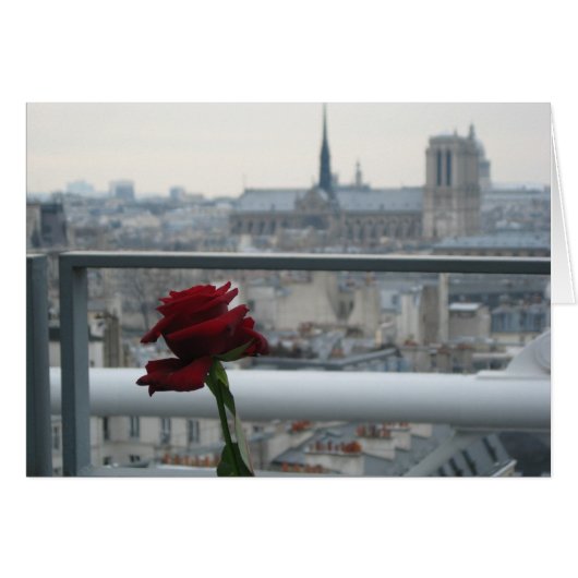 Paris on a Cloudy day Cards (Front Horizontal)