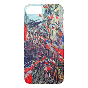 Paris on National Day, Claude Monet iPhone 8/7 Case