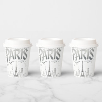 Paris On The Rocks Paper Cup