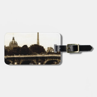 Paris on the Square Luggage Tag