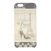 Paris ooh la la Fashion Eiffel Tower Chandelier Clear iPhone 6/6S Case