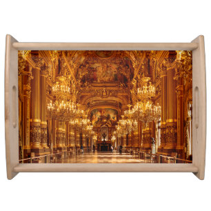 Paris Opera Garnier Interior View Serving Tray