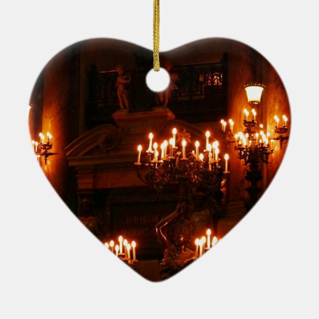 Paris Opera House / Palais Garnier Ceramic Ornament (Back)