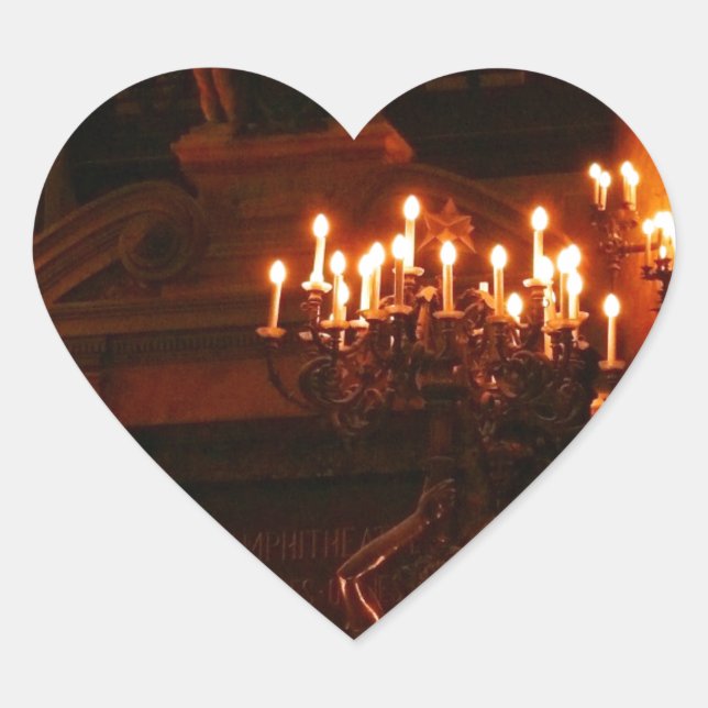 Paris Opera House / Palais Garnier Heart Sticker (Front)