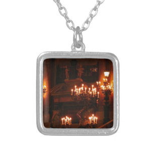 Paris Opera House / Palais Garnier Silver Plated Necklace