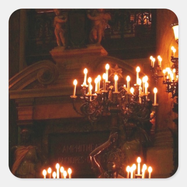 Paris Opera House / Palais Garnier Square Sticker (Front)