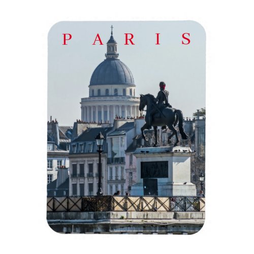 Paris Pantheon view fridge magnet