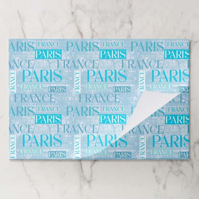Paris Paper Placemats (Folded)