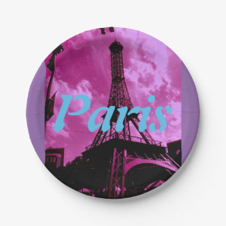 Paris Paper Plates