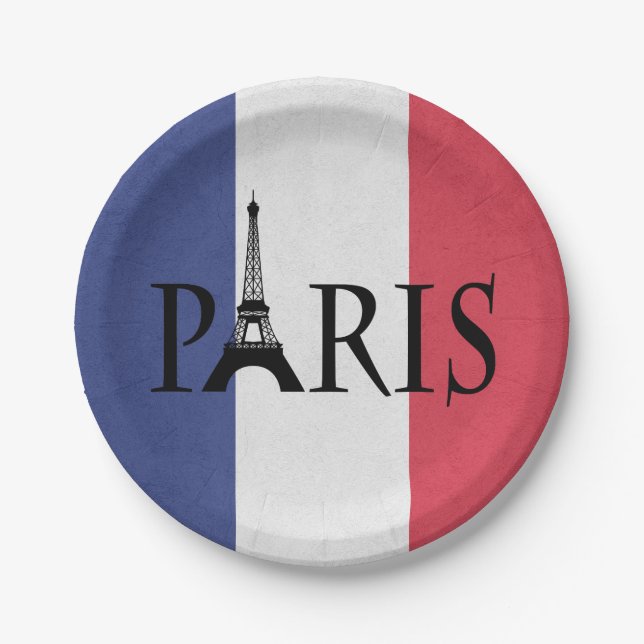 Paris Paper Plates (Front)
