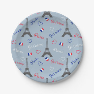 Paris Paper Plates