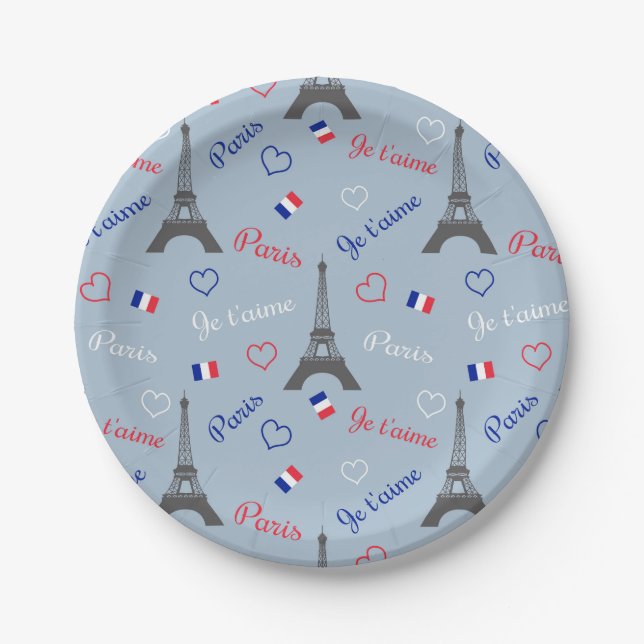 Paris Paper Plates (Front)