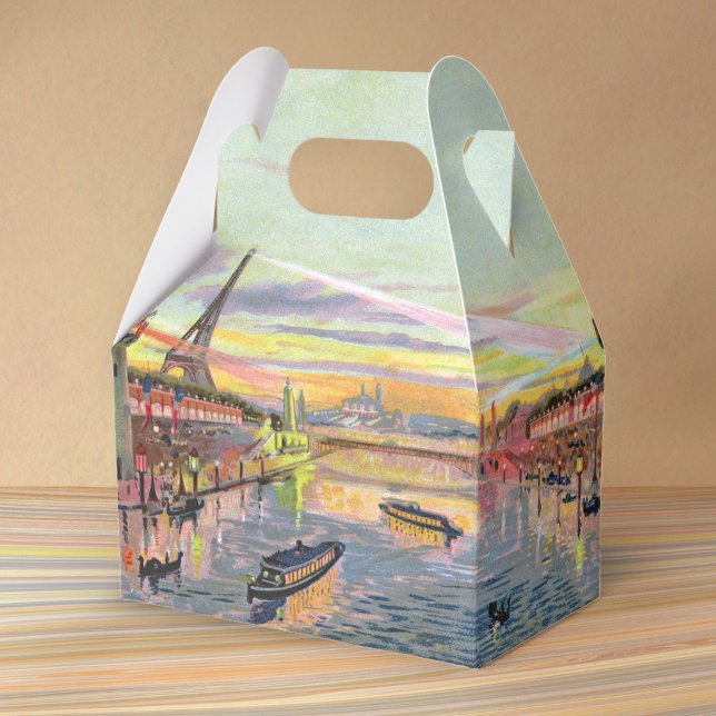 Paris Pastel Favor Box (Creator Uploaded)