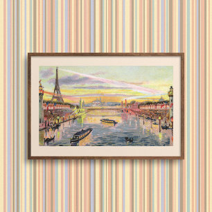 Paris Pastel Poster (Matte)