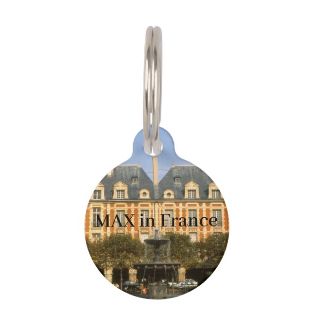 Paris Pet ID Tag (Front)