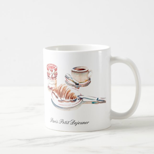 Paris Petit Degeuner Coffee Cup (Right)