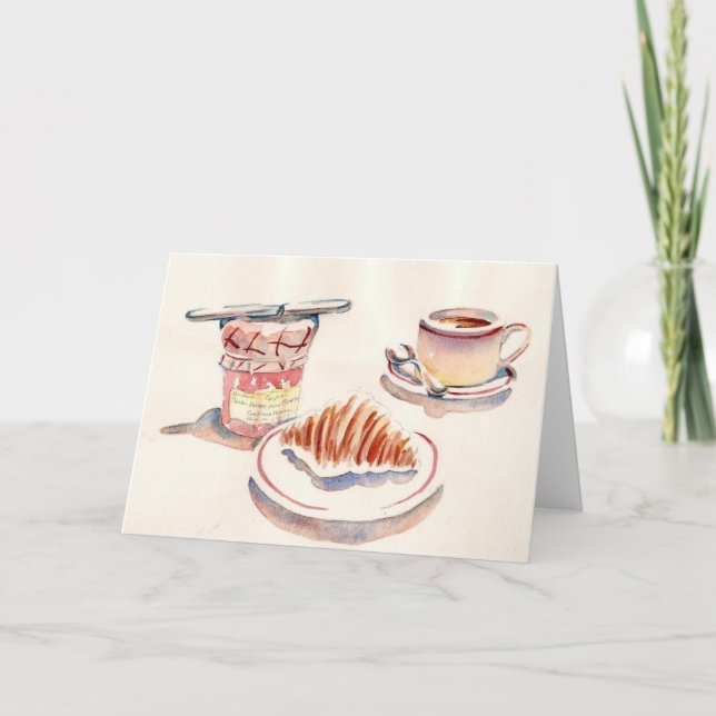 Paris Petit Dejeuner Card (Front)