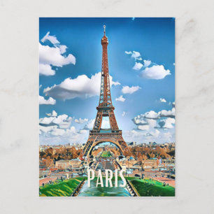 Paris Photo Vintage Postcard