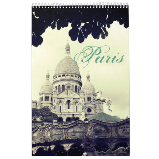 Paris Photography Montmartre Sacré-Coeur Photograp Calendar