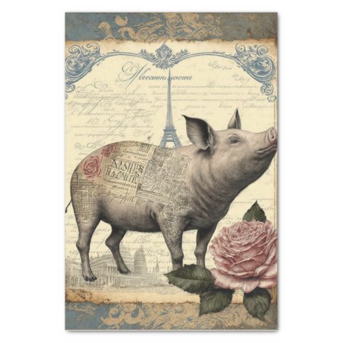 Paris Pig Tissue Paper