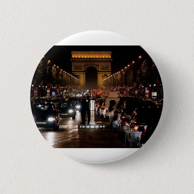 Paris Pinback Button (Front)