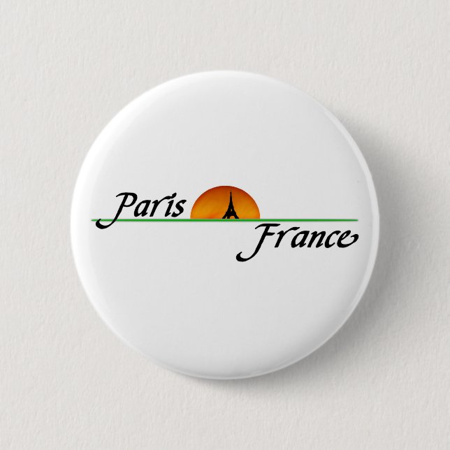 Paris Pinback Button (Front)