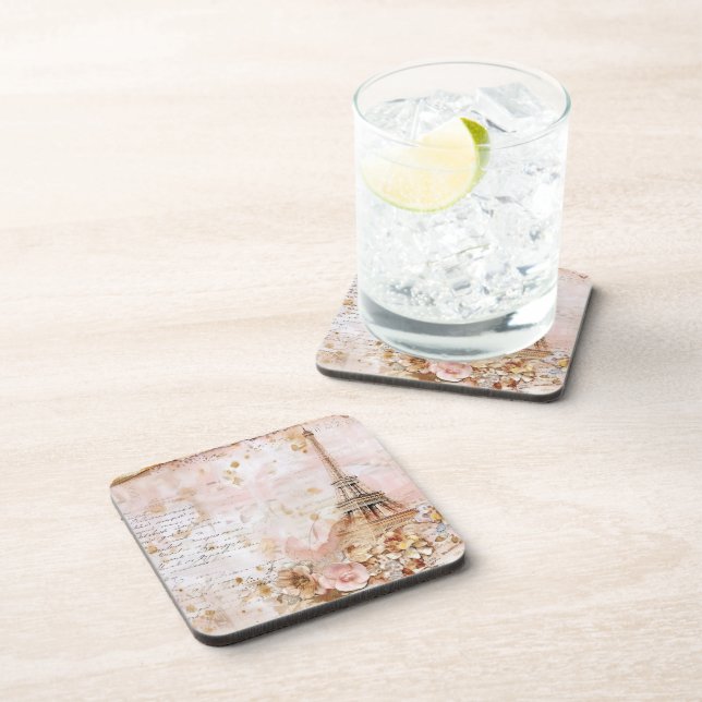 Paris Plastic Coasters  (Right Side)