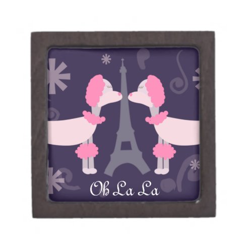 Paris Poodle Keepsake Box