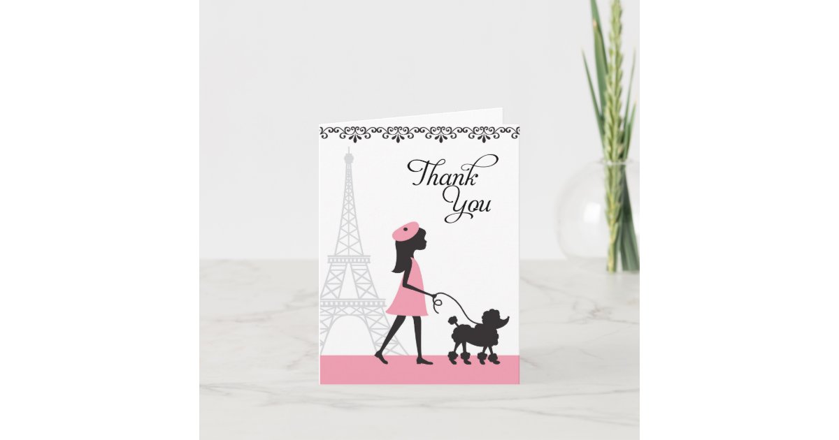 Fabulous Paris Poodles Pink and Black Retro Heart Shaped Purse