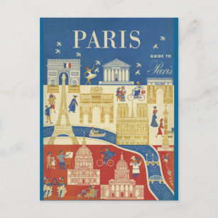 Paris - Postal Postcard