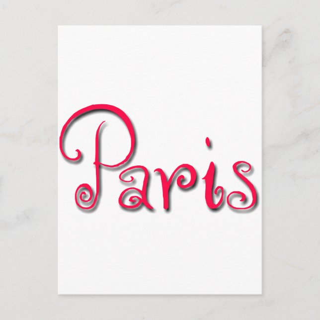Paris Postcard (Front)