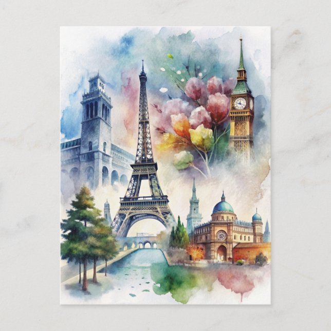 Paris Postcard (Front)