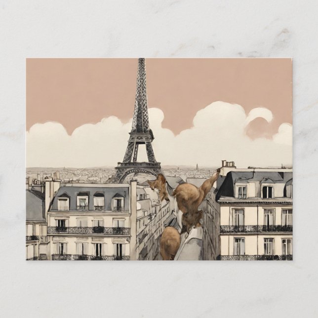 Paris Postcard (paris 4) (Front)