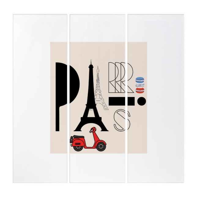 PARIS POSTCARD TRIPTYCH (Front)